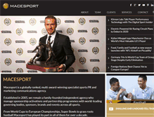 Tablet Screenshot of macesport.com